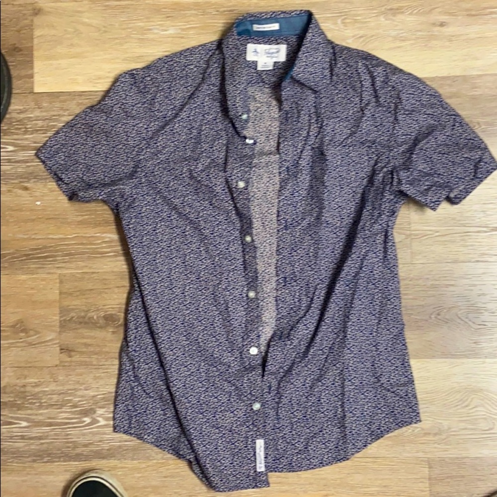 Original Penguin Flower Print Munsingwear Shirt 💥